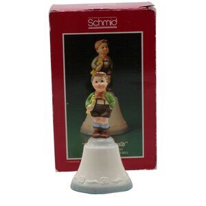 VTG Hummel Schmid 1984 First Annual Statuette-Bell " HARK THE HERALD" Boy *READ*